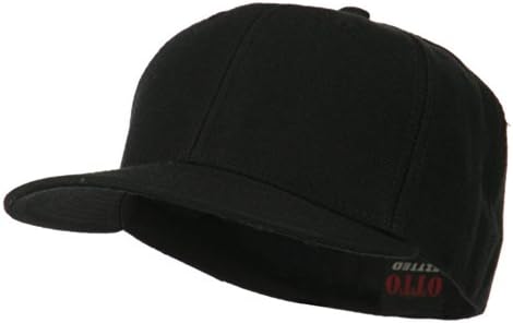 פרו סגנון צמר מצויד כובע-שחור