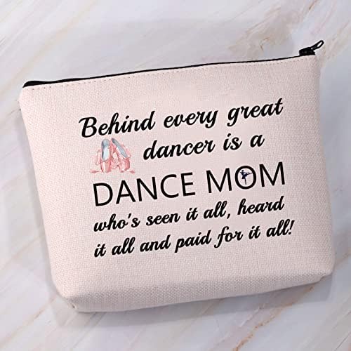 ריקוד מורה תודה לך מתנות מאחורי כל גדול רקדנית הוא ריקוד אמא איפור תיק ריקוד מדריך קוסמטי תיק