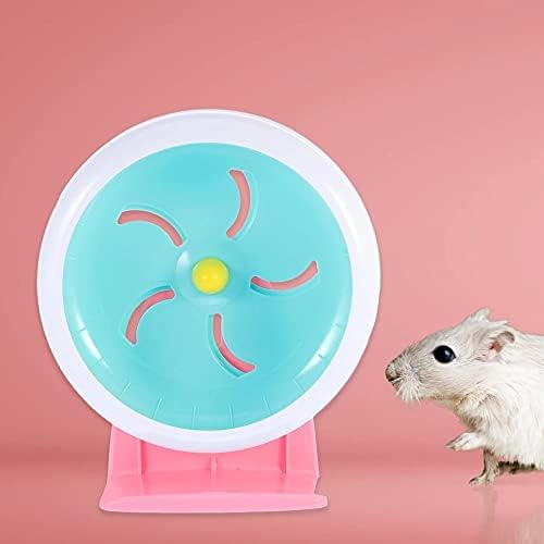 DHDM 1 PC אוגר אימון שקט תרגיל חיות מחמד עדין משחק פלסטיק מסתובב גלגל ריצה לקיפוד עכברי חיות מחמד גרביל