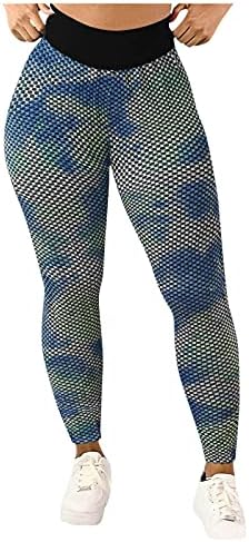 מכנסי יוגה רגל ישירה של מיאשוי לנשים עם כיס טלפון קת מכנסי נשים מחוררים אימון מותניים מותניים יוגה