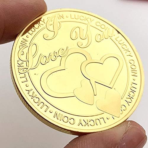אוהב אותך מטבעות מתכת מזל 999 מוזה