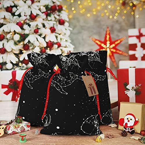 שרוכי חג המולד מתנת שקיות קונסטליישן-פיל-צבי-לווייתן מציג גלישת שקיות חג המולד מתנת גלישת שקי שקיות