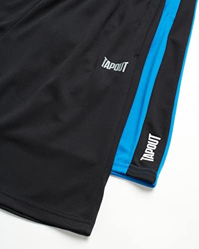 מכנסיים קצרים אתלטי של Tapout Boys - מכנסי כושר להיאבקות בביצועים פעילים