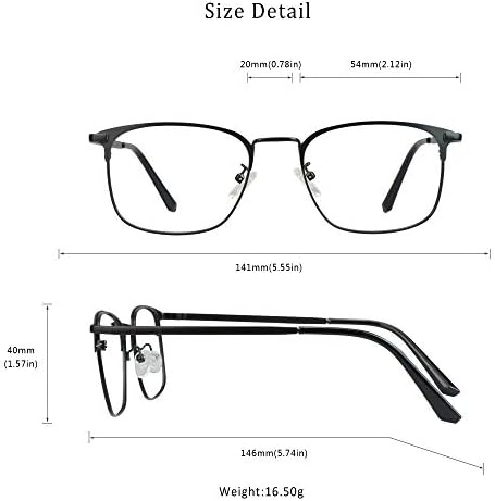מסגרת סגסוגת עגולה של Lifeart משקפי ראייה אור כחולים חוסמים משקפי קריאה משקפי משקפיים+5.00 הגדלה
