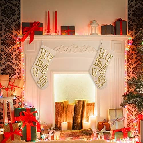 גרבי מתנות ממתקים גרביים מותאמים אישית לקישוטים לבית חג המולד ואביזר מסיבות לילדים עונת החג המשפחתית