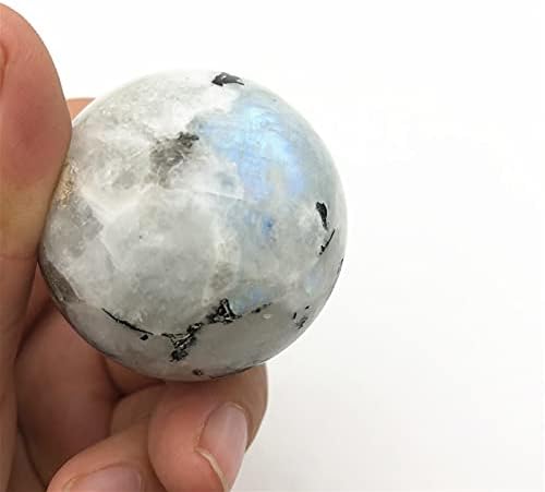 ZYM116 1PC נדיר טבעי לבן אבן ירח כדורי כדור אבן קריסטל רייקי ריפוי דגימה גולמית אוסף גולמי אבנים