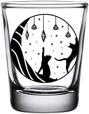 ברינדל דרום חוות חתולים, קריסטלים, וזכוכית ירייה של ירח של 4: משקפי חתול חרוטים עיצוב חתול, חתול אמא