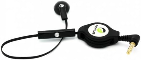 פונוס שחור נשלף 3.5 ממ מונו מונו אוזניות אוזניות יחידות אוזניות יחיד עם מיקרופון לספרינט HTC EVO
