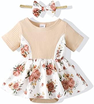בגדי תינוקות יילוד תינוקת בגדי קיץ סרבלי שרוול קצר בגדי תינוקות ילדה