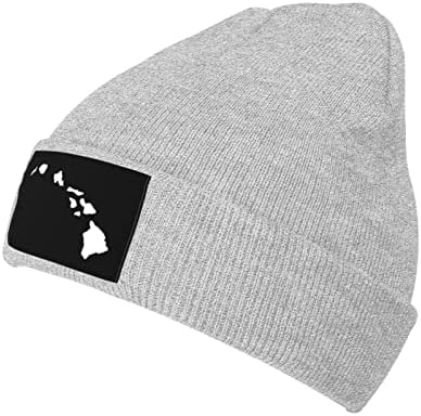 איי הוואי לסרוג כובע למבוגרים כפה קלאסי כובע חם סרוג כובע סתיו החורף חיצוני גולגולת כובע