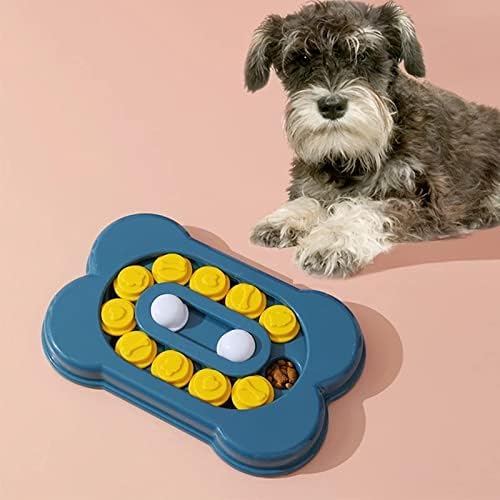 כלב פאזל צעצועי פטיפון איטי מזין מזון קערת לאט אכילת קערת חיות מחמד כלבי אימון משחק