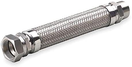 צינור צינור צינור מתכת גמיש, 36 L x 1 DIA, נירוסטה - G100SHXJ360