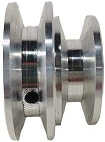 Bnhuy Astovertool 1pc סגסוגת אלומיניום V-Shape גלגלת 40-50 ממ גלגל חריץ כפול 8-20 ממ