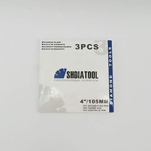 Shdiatool 5 אינץ 'מסור יהלום להבי חיתוך ערכת דיסק לאריחי חרסינה גלגל חותך מפילח 7/8 או 5/8 ארבור 30 חלקים