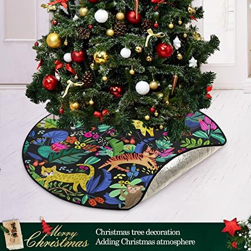 שיגואה בעלי חיים טרופיים חמודים מחצלת עץ חג המולד מחצלת עץ אטום למים מחצלת עץ עץ סופג מחצלת מגש
