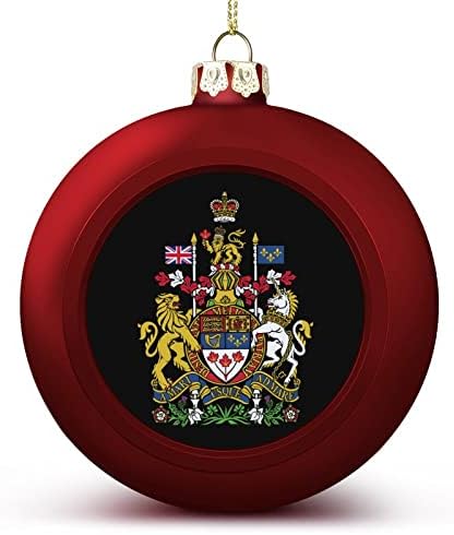 קנדה סמל לאומי כדורי חג המולד 2.4 עץ חג המולד קישוטים לתלייה לקישוטים מסיבת חג