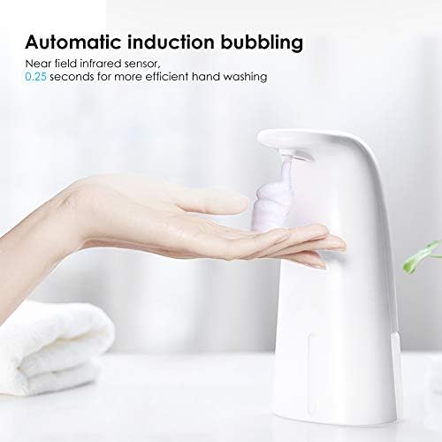 מתקן סבון קצף אוטומטי, 250 מל שמפו נוזלי יד נוזלי מקלחת ג'ל מיכל קרם קרם למטבח אמבטיה משרדי