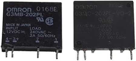 Excei ממסר מצב מוצק G3MB-202PL DC-AC SSR ב- 12V DC Out 240V AC 2A