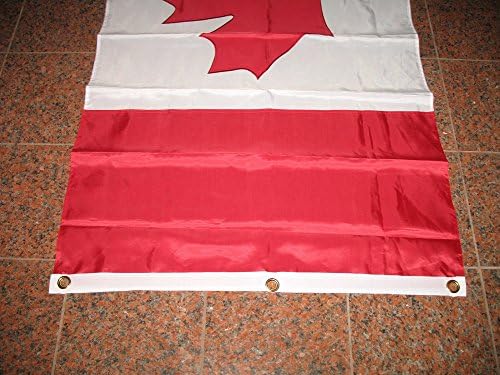 3x6 גודל רשמי קנדה קנדה רקומה תפור סולמקס דגל ניילון 3'x6 'באנר