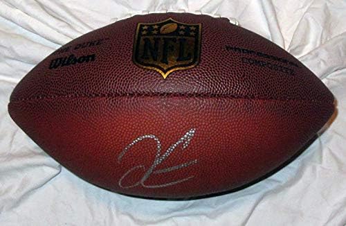 דרק קאר חיצה את וילסון NFL SHIELD כדורגל עם הוכחה, תמונה של חתימת דרק עבורנו, אוקלנד ריידרס,