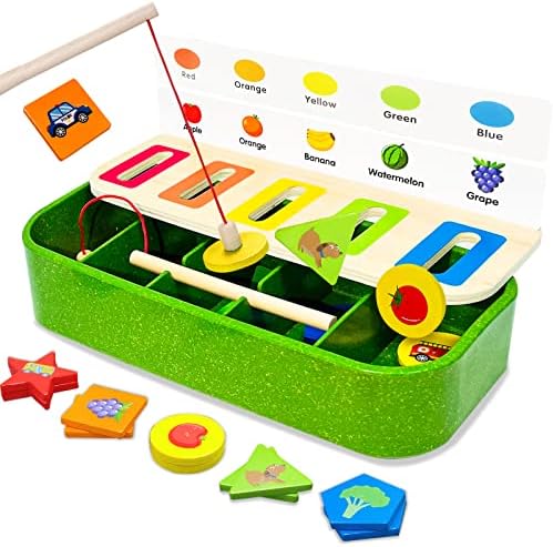 Nugzix Montessori Toy Toy Toy Toyment Toys צעצועים צעצועים לפעוטות 2-4 שנים צורות מיון קופסא