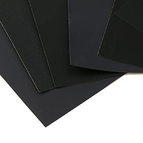 Mewutal 6 חתיכות/סט נייר זכוכית 320/800/1000/1200/1500/2000 חצץ נייר חול כלי ליטוש שחור למתכת חימר דגם