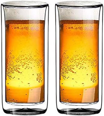 תה שמש 20 עוז אולטרה ברור קיר כפול מבודד כוס זכוכית תרמו 3 זכוכית כדור בירה / קוקטייל / לימונדה / תה