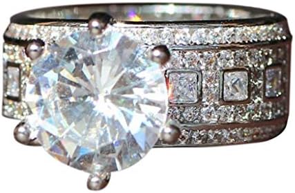 2023 חדש יהלומי זירקון אופנה טבעת מגמת גבירותיי שש תכשיטי מלא טבעות תכשיטים גבריים