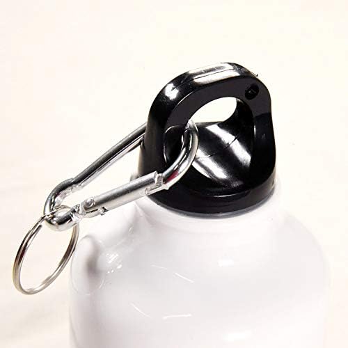 ריצה המאושרת שיבה אינו כלב קל משקל אלומיניום בקבוק מים ספורט BPA בחינם עם מחזיק מפתחות וכובע בורג