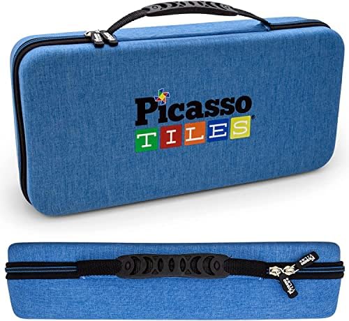 Picassotiles 100pc מיני קובייה מגנטית מיני + צעצועים נושאים מארז, תערובת 0.5 אינץ