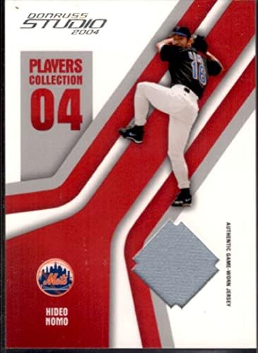 Hideo Nomo Mets Card 2004 אוסף נגני סטודיו אוסף ג'רזי 34