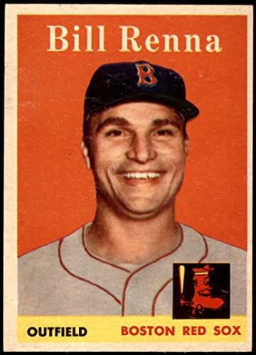 1958 Topps 473 Bill Renna Boston Red Sox Ex/MT Red Sox