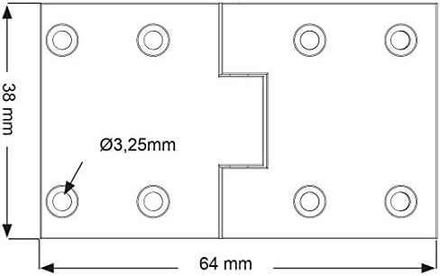 ציר המגש של באטלר פליז מנדנד 38x63.5x3 ממ צורה מלבנית על ידי umaxo ריהוט שולחן מתקפל ריהוט ריהוט ריהוט