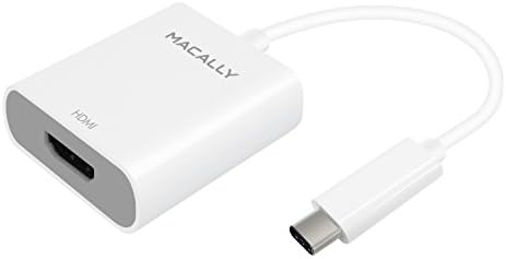 מתאם Macally USB -C ל- HDMI - ממיר תואם Thunderbolt 3 עבור USB Type C MacBook Pro, MacBook, Mac Pro,