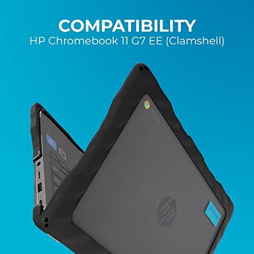 מארז מחשב נייד של Gumdrop Droptech עבור HP Chromebook 11 G7 EE מיועד לילדים, תלמידי K-12, מורים וכיתות