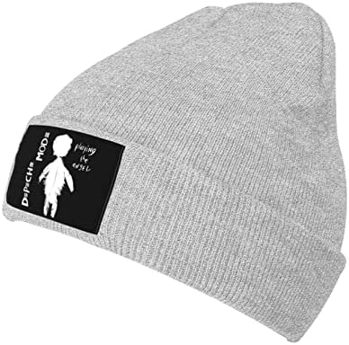 המקונט כפת כובע גברים של אופנה חורף כובע חם סרוג כובע גרפי גולגולת כובע