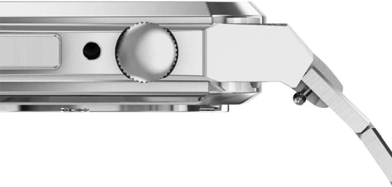 מארז רצועת נירוסטה של ​​Kanuz לשינוי פס Apple Watch 45 ממ 44 ממ 41 ממ ערכת MOD MOD ערכה לסדרת