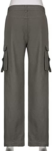 מכנסי מטען רחבים של Cokuera לנשים בגדי רחוב היפ הופ מגניב מכנסי טרנינג מכנסי טרנינג מזדמנים מכנסי רגל רופפים