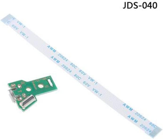 מודול לוח השקע של יציאת USB טעינה עם כבל גמיש 12 פינים עבור Sony PS4 JDS-040 בקר אלחוטי מבשר על לוח השקע