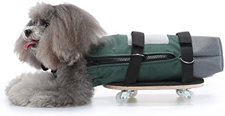 כיסא גלגלים של כלב אגוקוד אלטרנטיבה לחיות מחמד משותקות, שקית גרירת כלבים לרגליים אחוריות אחוריות