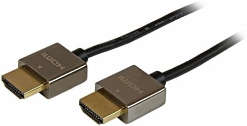Startech.com 2M כבל HDMI דק עם מחברי מתכת פרופיל נמוך - כבל HDMI במהירות גבוהה 4K W/ Ethernet - 4K 30Hz UHD HDMI