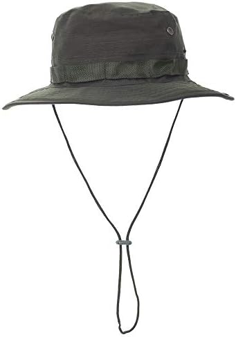Toptie Custom Boonie Buonie כובע שמש קיץ חיצוני דיג כובע שמש עם רצועת סנטר וצדדים מצמידים