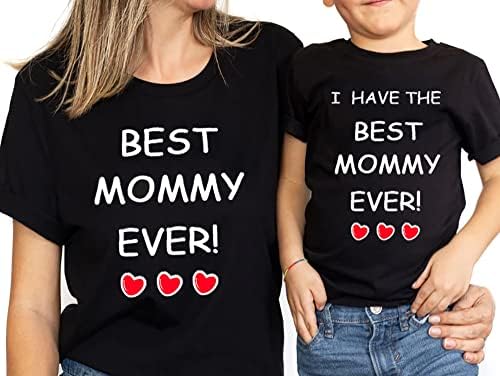 ילדה פעוטות ילדה הכי טובה אמא ​​אי פעם חולצת טריקו אוהבת את מתנות האמא שלי לאמהות לילדים