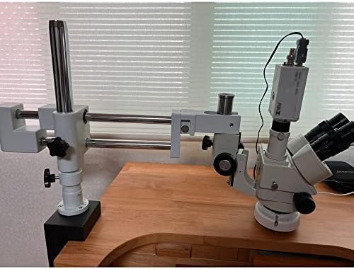 אוניברסלי כפול בום מעבדה תעשייתי זום המשקפת סטריאו מיקרוסקופ סטנד מחזיק סוגר זרוע 76 ממ מיקרוסקופיה