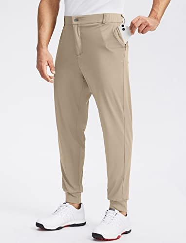 מכנסי גולף גולף של Soothfeel מכנסיים עם 5 כיסים מכנסי טרנינג רזים מתאימים מכנסי טיול שמלת נסיעות מכנסי עבודה
