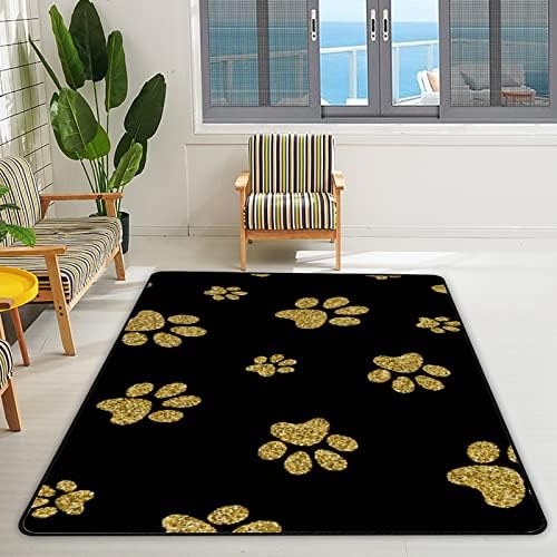 Xollar 80 x 58 בשטיחים גדולים לילדים שטיחים כלב זהב הדפסת משתלת רכה שטיח פליימת לתינוק לחדר שינה