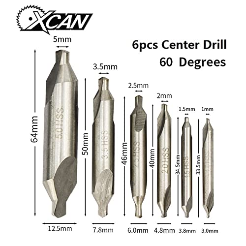 בשילוב מקדחות 60 תואר מקדדים זווית קצת סט 1.0 ממ 1.5 ממ 2.0 ממ 2.5 ממ 3.5 ממ 5 ממ מתכת מקדח 1 סט