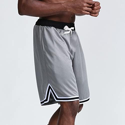מכנסיים קצרים של Beuu Mens Sports, מכנסי כדורסל יבש מהיר בקיץ