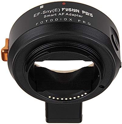 Fotodiox Pro Fusion פלוס מתאם חכם התואם לעדשות Canon EOS EES/EF-S על מצלמות Sony E-Mount Sece