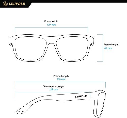 משקפי שמש של Leupold Katmai משקפי שמש עם עדשות מקוטבות מעיל Diamondcoat עדשות אטומות